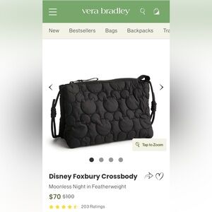 Disney x Vera Bradley Foxbury crossbody